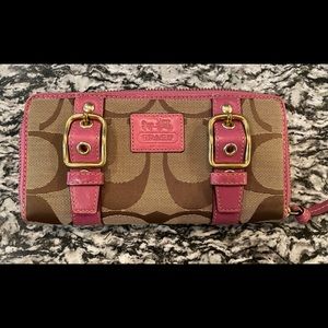 Coach Accordion Zip Wallet